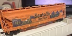 Scale Custom Graffiti + Weathered Center Flow Hopper. Bachmann Silver Series. Fixed Price $30.00.