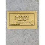Lionel 31-7 Power Bus Connectors 10 Count Vintage Gauge Train Track Parts Usa. Fixed Price $29.98.