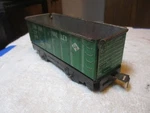 Nice Vintage Marx Scale Lehigh Valley Green Tin Metal 28500 Open Gondola. Fixed Price $8.95.