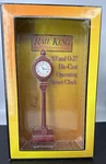 Mth Gauge Railking Operating Die-cast Red Street Clock 30-1061 L/n The Pack. Fixed Price $25.00.