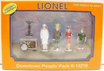 Lionel 6-14218 Scale Downtown People Hand Painted Pewter Figures (set Of 6). Fixed Price $12.79.