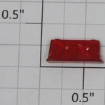 Lionel 8252-10 Alco Red Marker Lens (12). Fixed Price $8.40.