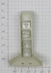 Lionel 352-10 Off-white Stationary Chute W/ Ice Cubes. Fixed Price $8.00.