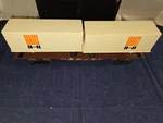 Lcca Lionel #9212 Flat Cat With Two Trailers From 1976 Convention. Fixed Price $12.99.