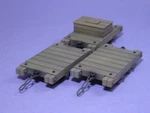 ON30/ON2/ON18 Db Keelung 3-FLAT Cars Kit Coal Mining Freight 0E. Fixed Price $124.99.
