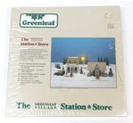 Greenleaf 8025 The Village Station & Store Scale Model Kit. Fixed Price $19.99.