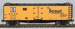 Intermountain 46104-51 Ho Santa Fe The Scout Curved Line Map Refrigerator Car. Fixed Price $42.79.