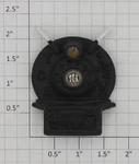 Lionel 671-196TCA 1972 Turbine Locomotive Boiler Front W/flags, Decal And Lens. Fixed Price $24.00.