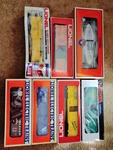 Lionel Boxcar Lot Of 7 Cars New Original Boxs. Fixed Price $190.00.