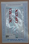 Microscale Decals 48-15 General Electric Gecx Dash 8-40B Locos. Fixed Price $6.97.
