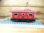 Marx Pre-war 027 Gauge Ny Central Lines 556 Tin Cupula 4-WHEEL Railroad Caboose. Fixed Price $14.88.