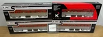 K-line K4532 Golden State Streamliner Passenger Car Gauge Train Set Lighted. Fixed Price $139.95.
