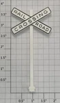 Lionel 309-26X Thin Lettering Rail Road Crossing Sign Without Base (10). Fixed Price $10.00.