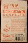 Kadee #816 (o Scale) Metal Knuckle Coupler W/plastic Draft Gear Box & Lid - Kit. Fixed Price $6.25.