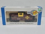 Ho Scale Wide Vision Caboose- Santa Fe Bachmann Silver Series 17702. Fixed Price $14.39.