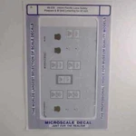 Microscale Decals: Union Pacific Diesel B Unit & Safety Plaques 1990+. Fixed Price $8.50.