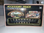 Vintage 1988 New Bright Silverrail Accessory Track 6 Sections Of 12 Curve. Fixed Price $19.99.