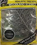 Woodland Scenics TR1103 Mixed Green Deciduous Realistic Trees Kit (7) 5" - 7". Fixed Price $19.99.