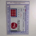 Microscale Decals: Signs-packing House Cold Storage 1970+. Fixed Price $12.95.