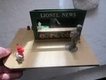 Rare Lionel Painted Roof 128 Animated Newsstand Ob. Fixed Price $1195.00.