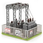 Bld Menards Scale Electrical Substation #12. Fixed Price $36.00.