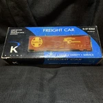 K-line Atchison, Topeka & Santa Fe Classic Boxcar K640-1060 Nib O-27 Scale Train. Fixed Price $23.00.