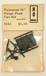 Grandt Line 5024, 36" Fairmont Push Car Kit, Scenery Detail, Nos Ho Scale Parts. Fixed Price $6.30.
