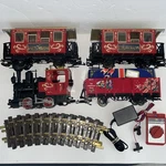 Lgb 72308 Christmas Train Gauge Steam Freight Starter Set W 40217 Car Tested. Fixed Price $409.99.