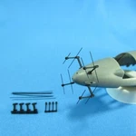 Fug 218 Radar (3D-PRINTED) 1:48 Metallic Details MDR4895 For Model Aircraft Kits. Fixed Price $22.85.