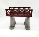Mth Rail King 40-1032 Rust Girder Bridge With Piers Mint Box. Fixed Price $40.00.