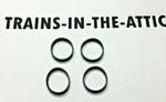 Mth Steam Traction DE-25 Premier & /railking Set (4) Actual Tires. Fixed Price $8.99.