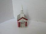 Bachmann Plasticville 1803 O/s Colonial Church Red Missing Window Grill Pr. Fixed Price $16.95.