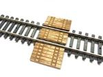 Laser Cut Real Wood Railway Barrow Crossing For Scale Model LX184-N. Fixed Price $13.31.