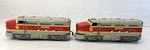 Marx Train #81F Monon Ab Diesel LOCOMOTIVE-1955-56 W Dummy Not Tested. Fixed Price $44.00.