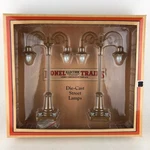 Mth Electric Trains Street Lamp Set No. 54 Die Cast State Brown Lionel Licensed. Fixed Price $52.95.