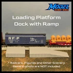 Concrete Loading Dock Plus Platform - Gauge 1:450 Scale Gray. Fixed Price $5.99.