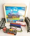 Holiday Train Express 24 Piece Set Wooden Box Neotrax Mist Action Mindscope. Fixed Price $24.95.