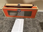Lionel 6-17573 Western Maryland PS-4 Flat Car W/wood Floor,bed In Box. Fixed Price $65.00.