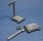 O/ON3/ON30 Station Platform Scales Wiseman Model Services Detail Parts #O101. Fixed Price $5.95.