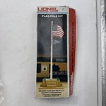 Lionel Scale 6-2320 Flag Pole Kit In Box New Open **read**. Fixed Price $29.99.