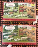 (X2) Plasticville And Gauge Barnyard Animals 1606 100 Complete Sets). Fixed Price $28.99.