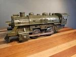 Marx Army/military 400 Locomotive, Serviced/tested, Vg+. Fixed Price $55.00.