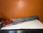Marx 027 1095 Santa Fe Diesel Locos Non-powered Dummies Engine & B Unit Lot. Fixed Price $79.99.
