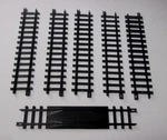 New Bright 171L Dickensville "replacement" Plastic Strait Train Track Lot Of 6. Fixed Price $19.99.