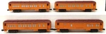 Lionel Gauge Assorted Passenger Cars: 9500, 9511, 9502, 9506 4. Fixed Price $78.99.