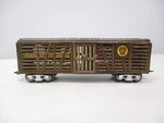 Marx 53941 Pennsylvania Stock Car Brown Litho Scale Prewar Gauge X8043. Fixed Price $229.00.