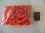 Lionel 1011-24 Orange Control Handles (pkg. Of 50 W/metal Clips). Fixed Price $62.50.