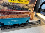 K-line K-62502 Owns- Illinois Wood Chip Hopper With Load L1986. Fixed Price $12.50.