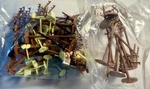 Bachmann Scale Train Telephone Poles And Signs New. Fixed Price $5.00.