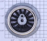 American Flyer Ives 4694-2 Black Spoked 2-3/8" Std Gauge Loco Gear Wheel. Fixed Price $8.00.